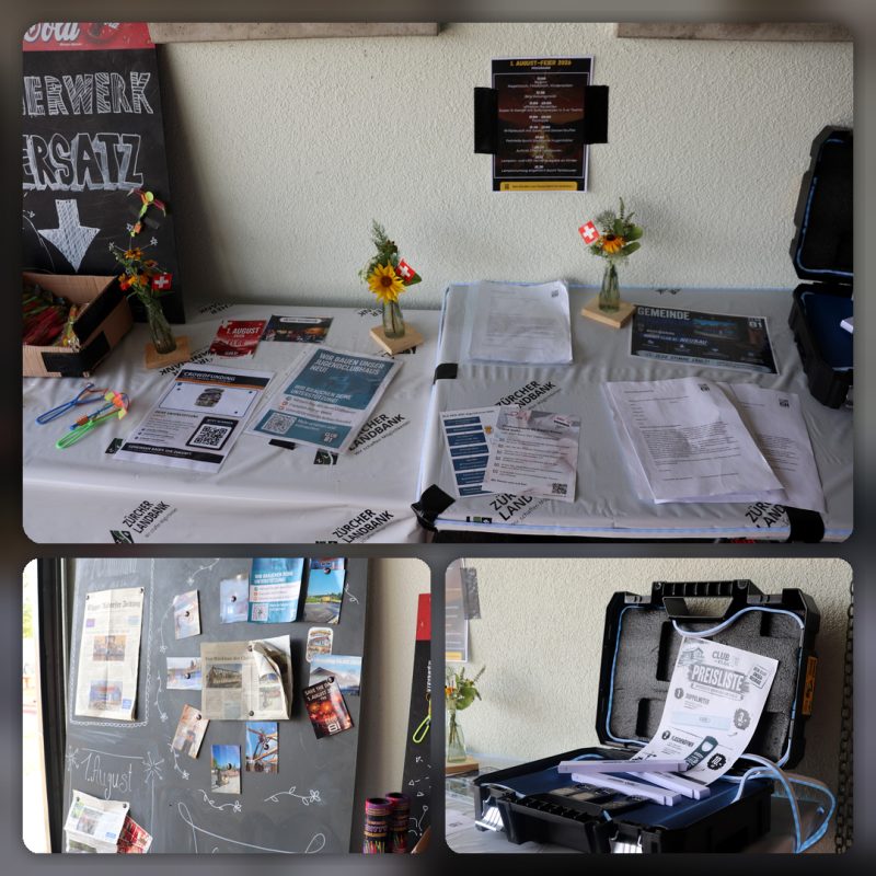 Club-81-Infostand an der 1.-August-Feier 2026 in Elgg