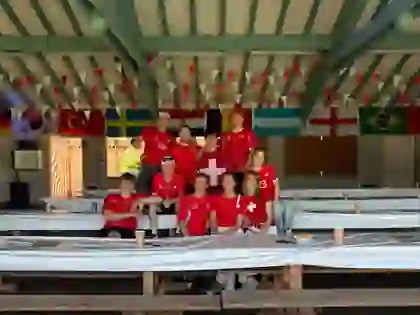 Helferteam des Club 81 beim Public Viewing 2026 am Sportplatz im See